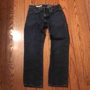 Mens 30 x 30 Gap straight dark wash jeans